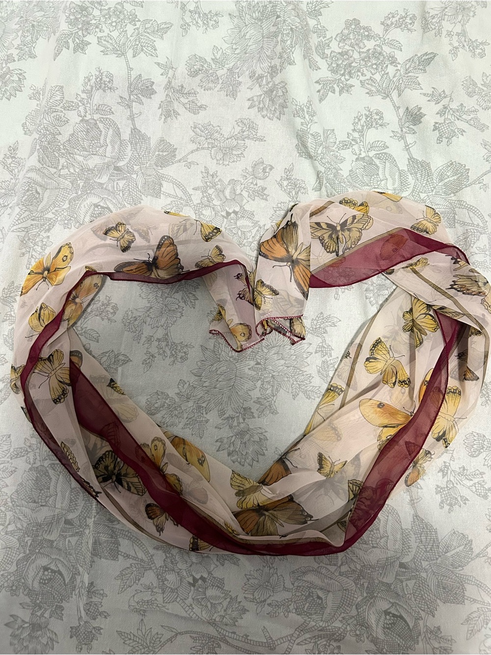 Butterfly scarf